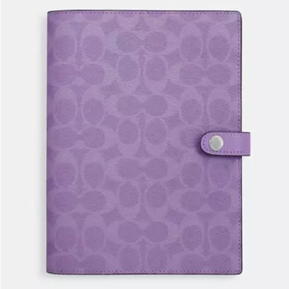 Coach Notebook In Signature Canvas